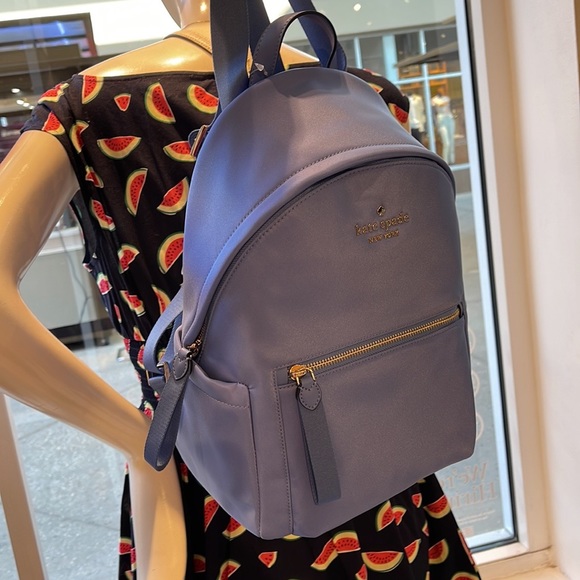 Kate Spade Chelsea Nylon Medium Backpack
Deep Cornflower 
NWT - Picture 13 of 16